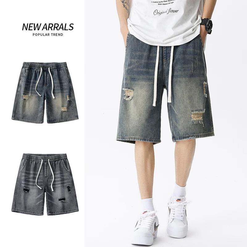 Street Fashion Jeans Men - Zomer Dunne Denim Shorts Heren Retro
