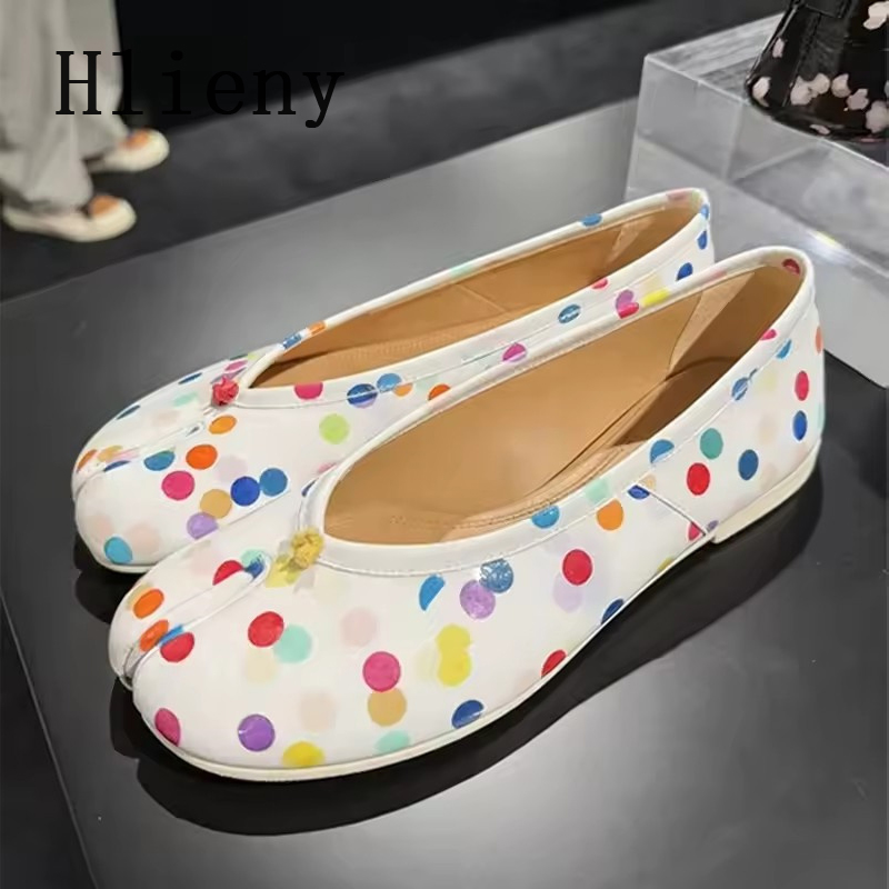 Street Fashion Walking - Hlieny Mode Kleurrijke Polka Dot Split