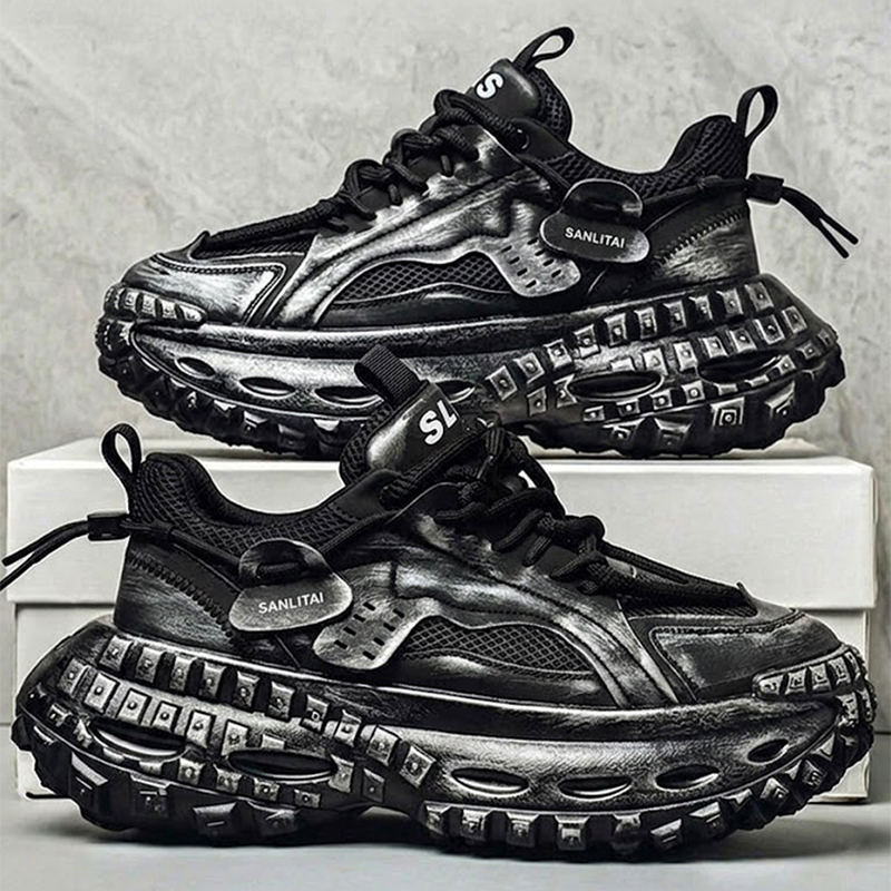 Street Fashion Walking - Big Size Heren Mesh Chunky Dad