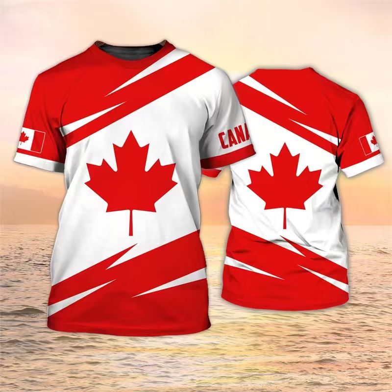 Street Fashion Guys - Canada Vlag Soldaat Camo Schedel 3D