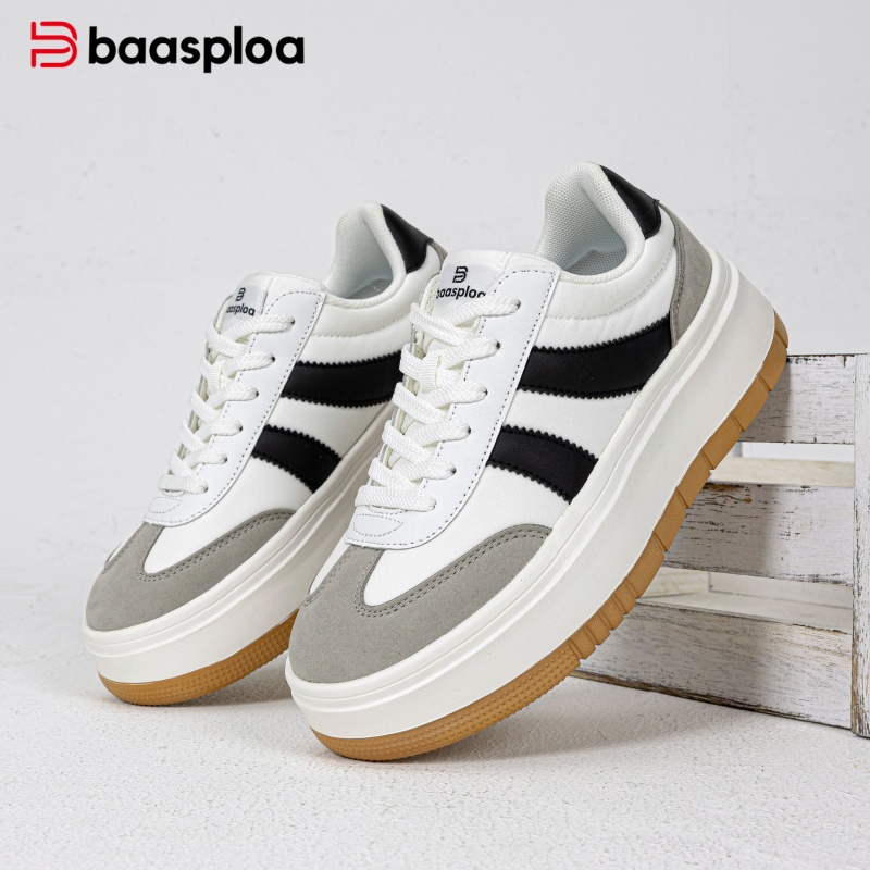 Street Fashion Walking - Baasploa Dames Platform Sneakers Dikke dikke