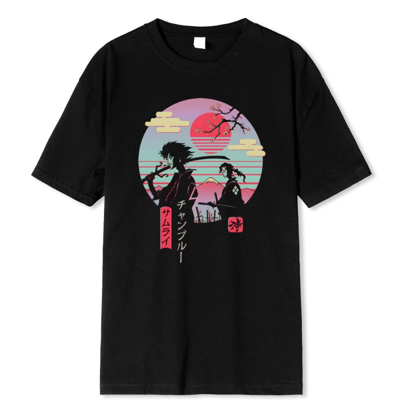 Street Fashion Walking - 2 Japanse Samurai Walking Home Hip