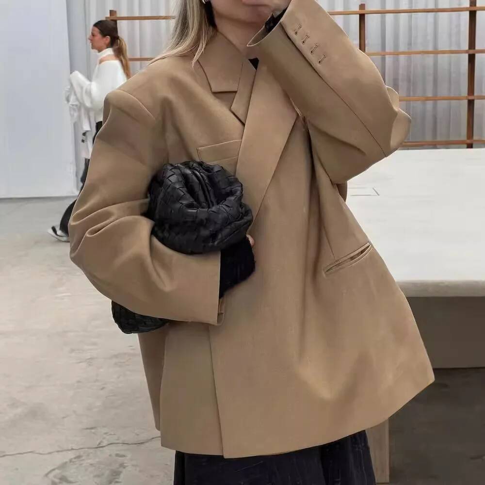 Street Fashion Taiwan - Mode Blazers Jas Dames Lange Mouw