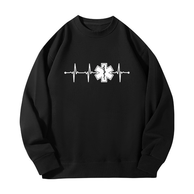 Street Fashion Shanghai - Heartbeat Pulse EMT Paramedicus Streetwear Mannen