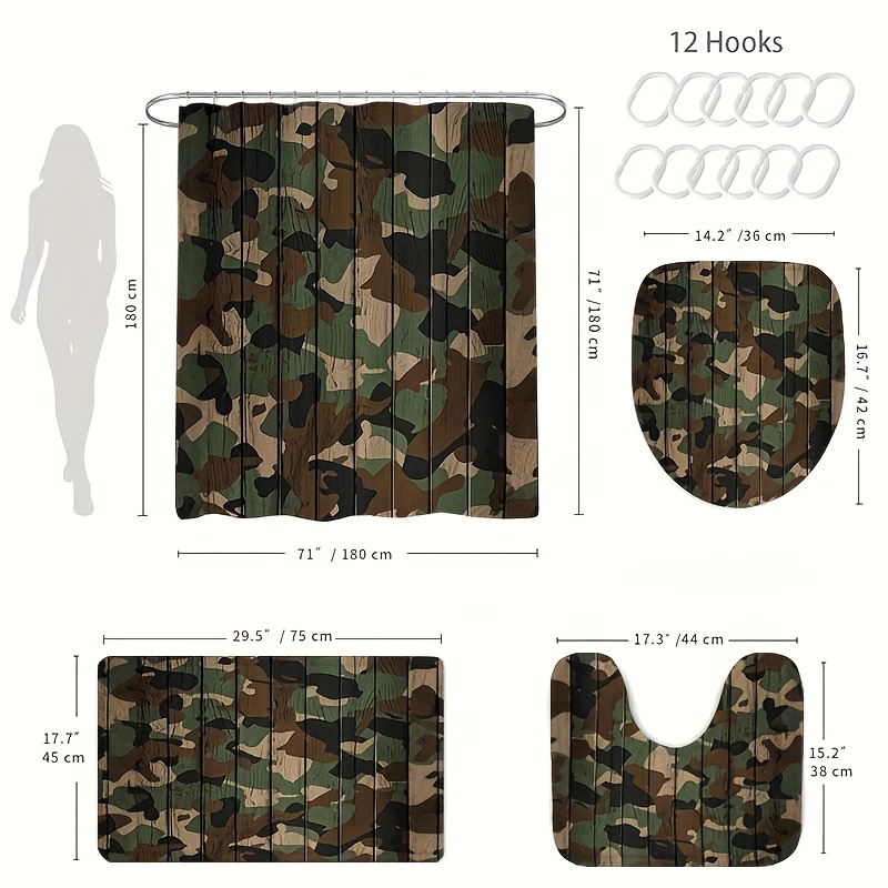4-delige camouflage houten pri - Camo Pattern Set recensie en prijs
