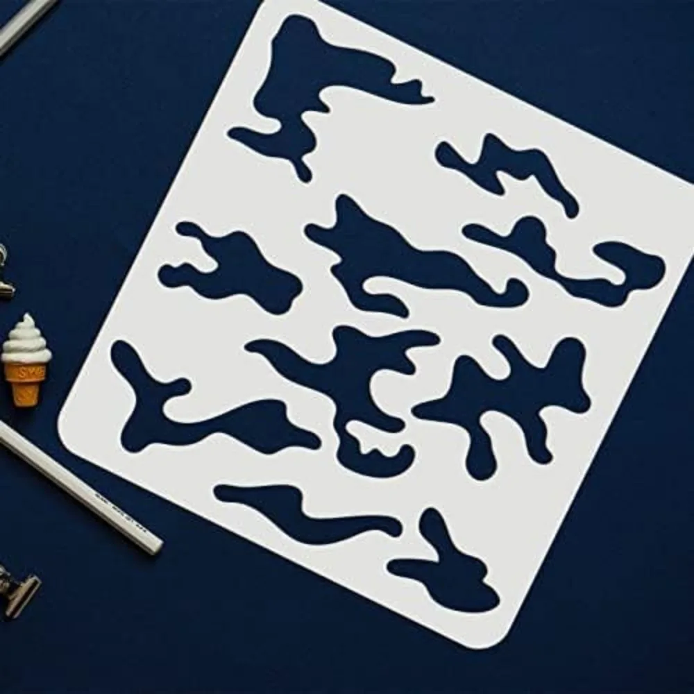 3 stuks Camo stencil kit 11,8  - Camo Pattern Set recensie en prijs