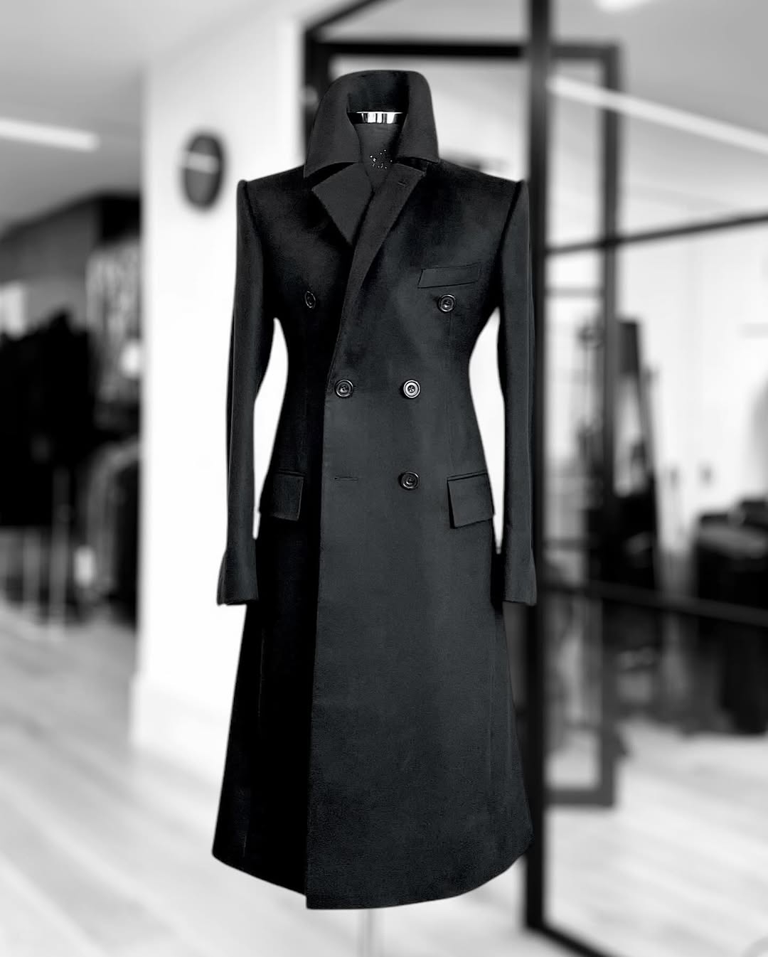 Mode wollen mix jas heren zwar - Street Fashion Shanghai recensie en prijs