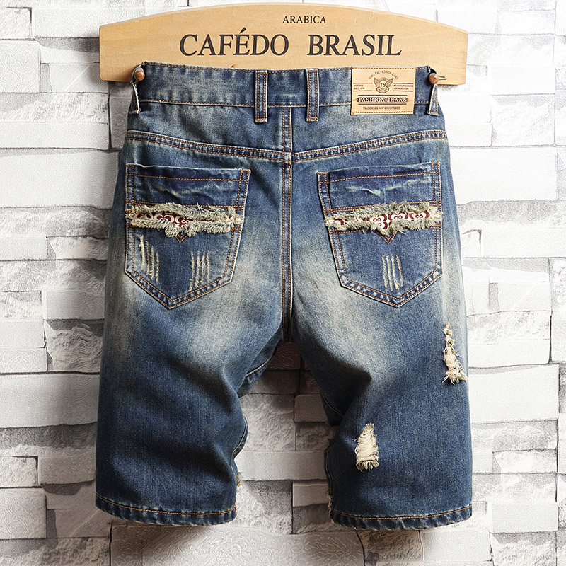 Gescheurde hiphop-denimshorts  - Street Fashion Jeans Men recensie en prijs