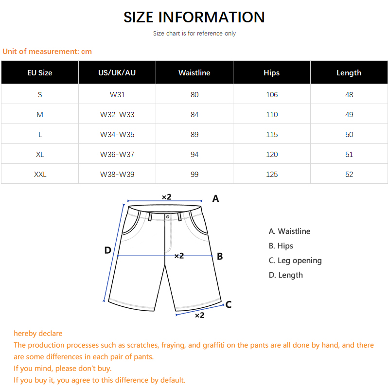 Hiphop streetwear denim shorts - Street Fashion Jeans Men recensie en prijs