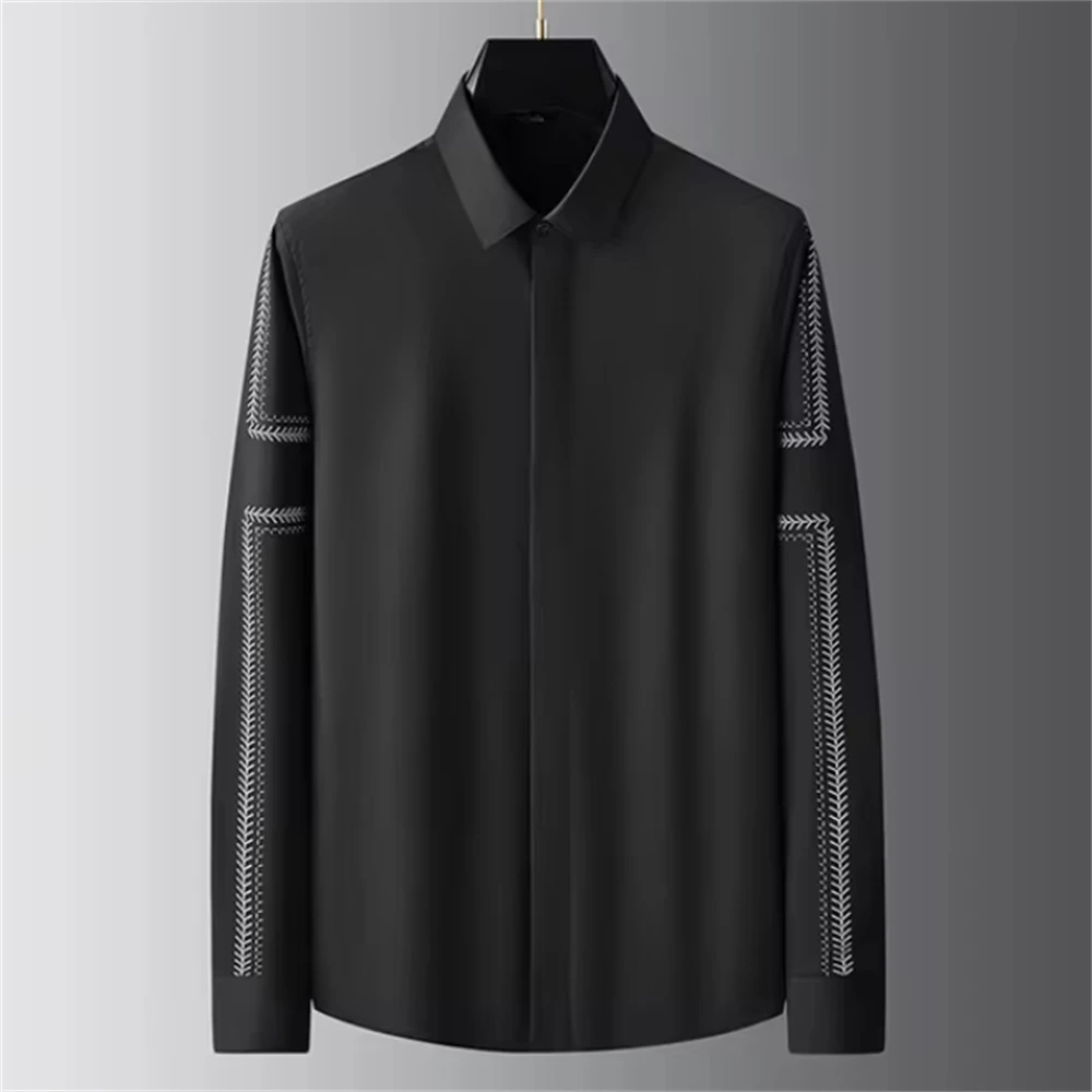 Luxe basic shirt heren casual  - Street Fashion Shanghai recensie en prijs