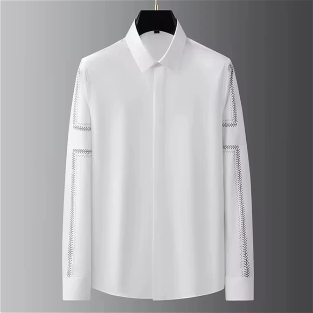 Luxe basic shirt heren casual  - Street Fashion Shanghai recensie en prijs