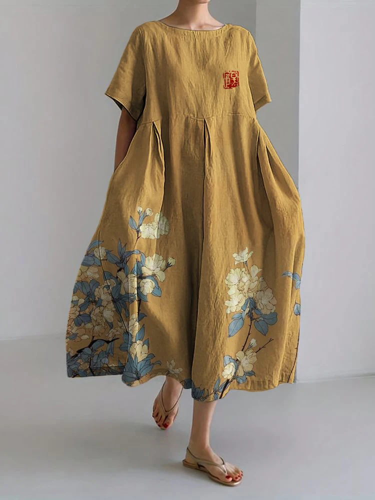 Dames herfst casual losse jurk - Street Fashion Shanghai recensie en prijs