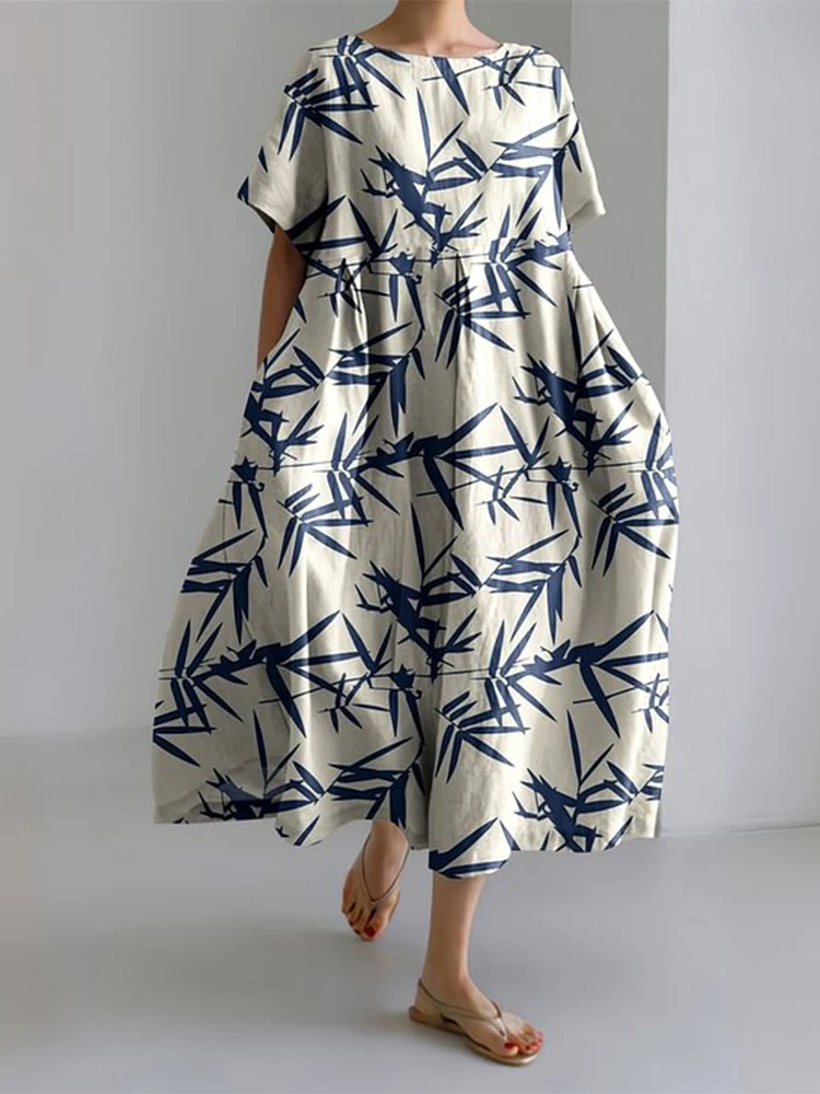 Dames herfst casual losse jurk - Street Fashion Shanghai recensie en prijs
