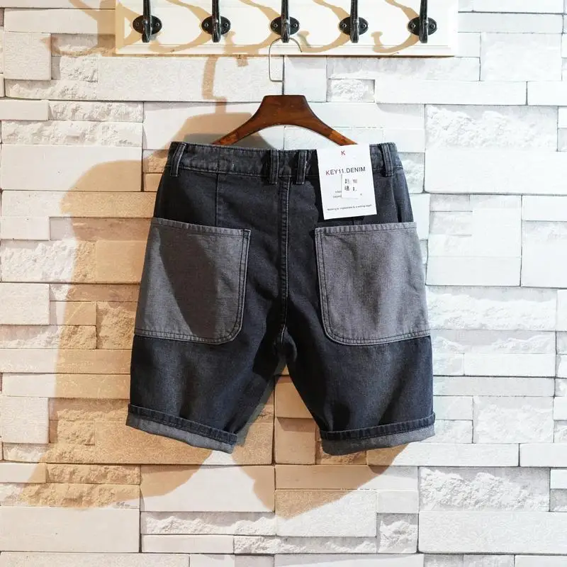 Losse rechte korte jeansbroek  - Street Fashion Jeans Men recensie en prijs