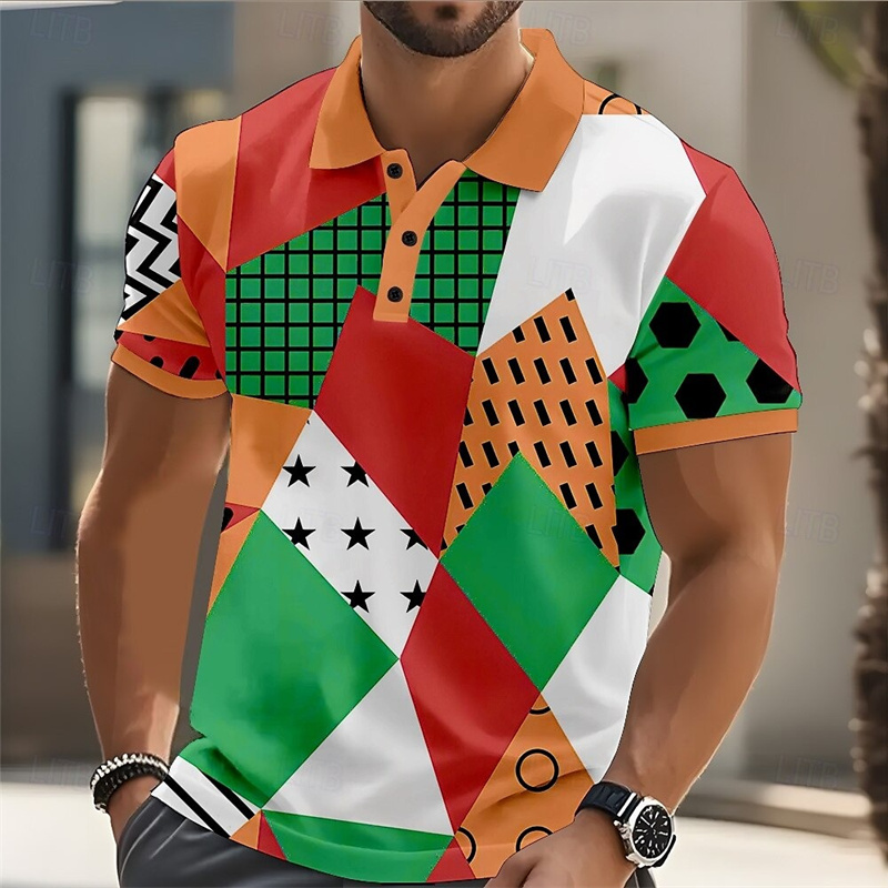 Herenpoloshirt Golfshirt Kleur - Street Fashion Shanghai recensie en prijs