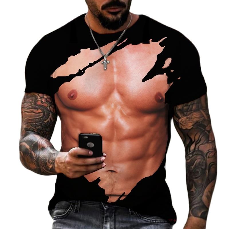 Zomer Mode Mannen 3D Gedrukt S - Street Fashion Guys recensie en prijs