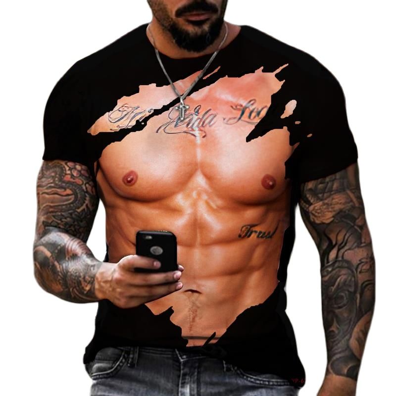 Zomer Mode Mannen 3D Gedrukt S - Street Fashion Guys recensie en prijs