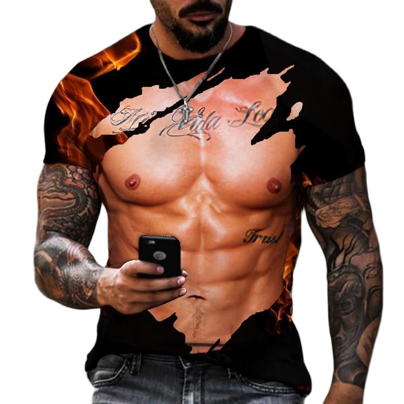 Zomer Mode Mannen 3D Gedrukt S - Street Fashion Guys recensie en prijs