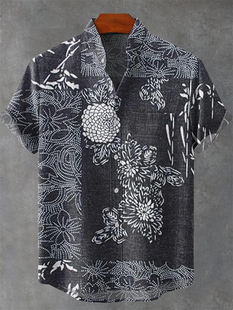 Nieuw herenoverhemd met korte  - Street Fashion Shanghai recensie en prijs