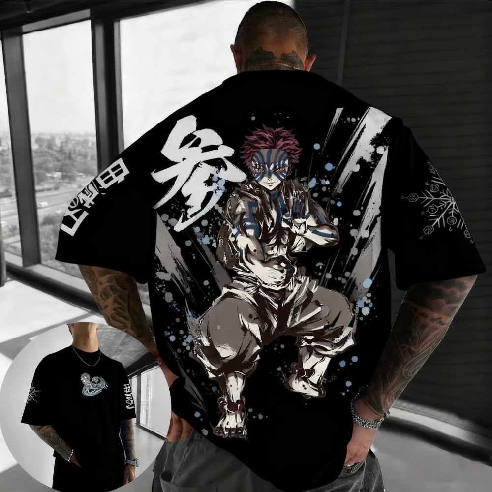 Zomer Plus Size Demon Slayer A - Street Fashion Anime recensie en prijs
