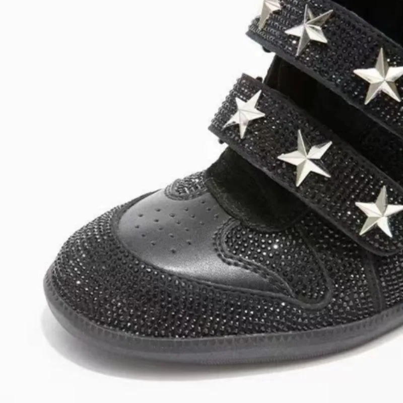 Dames enkellaarzen met strass  - Street Fashion Walking recensie en prijs