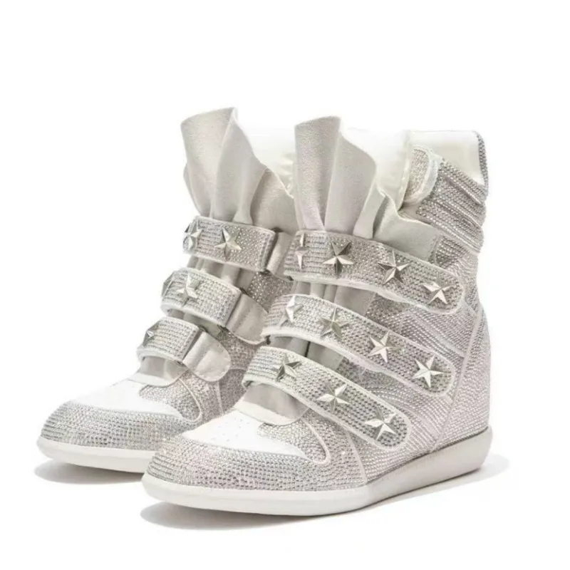 Dames enkellaarzen met strass  - Street Fashion Walking recensie en prijs