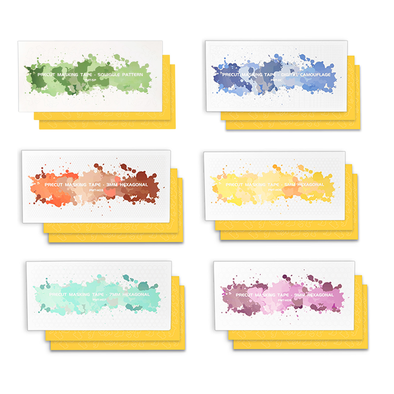 DSPIAE Voorgesneden afplaktape - Camo Pattern Set recensie en prijs