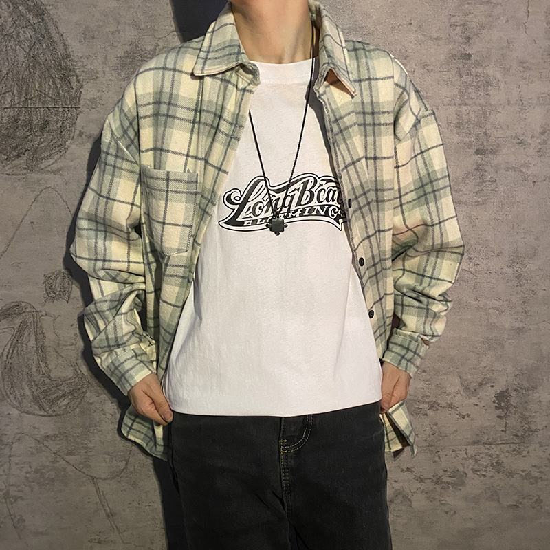 Plus Size Lente Herfst Geruite - Street Fashion Guys recensie en prijs