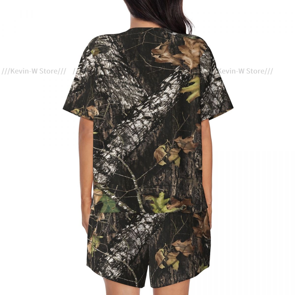 Tweedelige damespyjama met ron - Camo Pattern Set recensie en prijs
