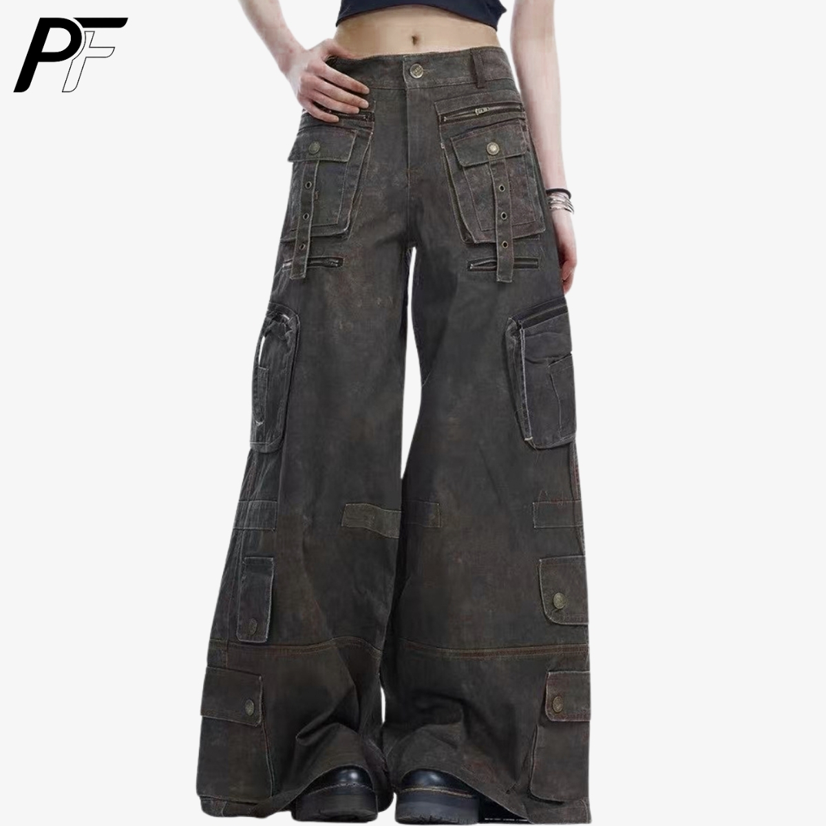 Grunge Techwear Cargobroek met - Street Fashion Jeans Men recensie en prijs