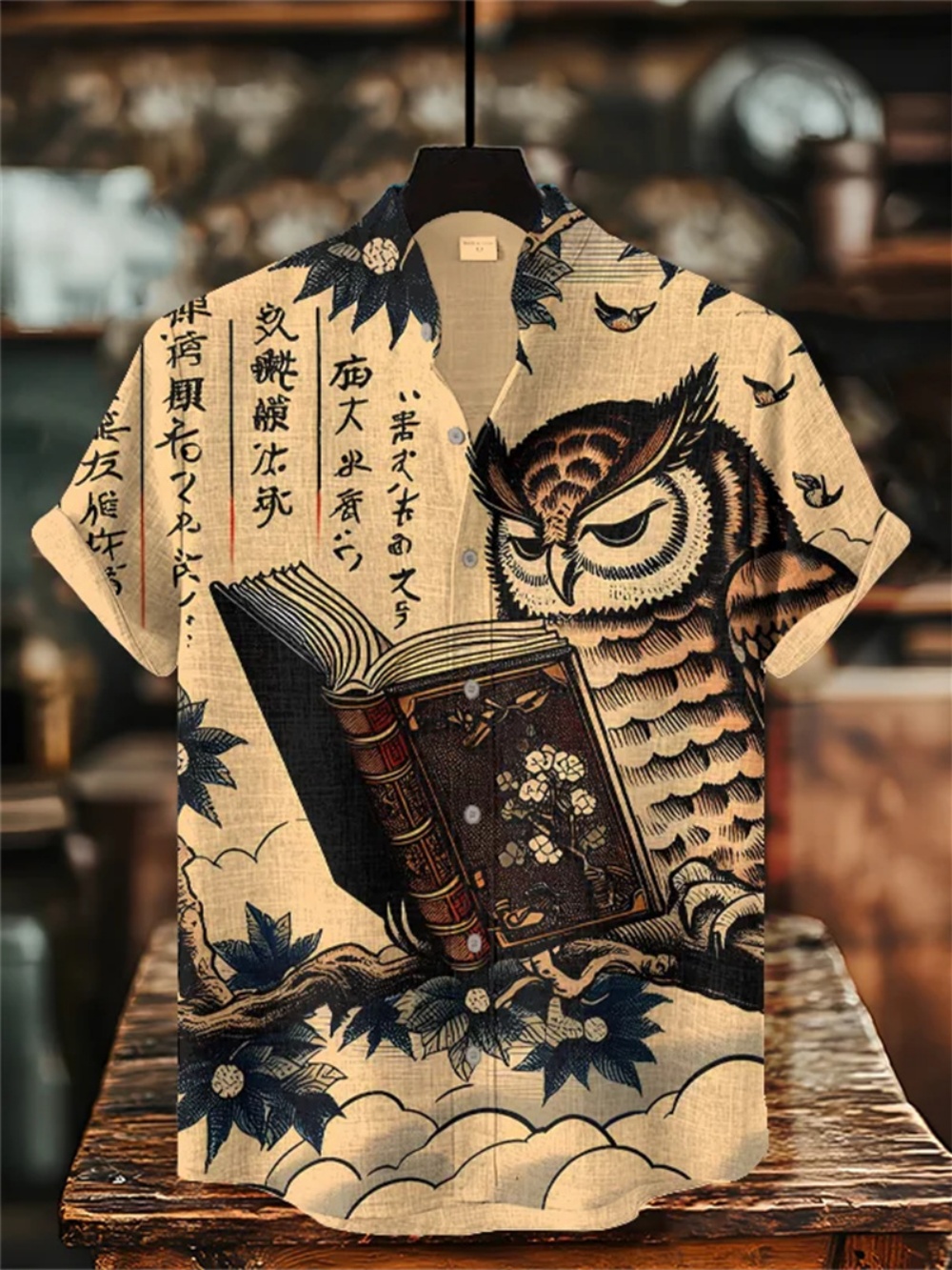 Heren zomer linnen overhemd ko - Street Fashion Shanghai recensie en prijs
