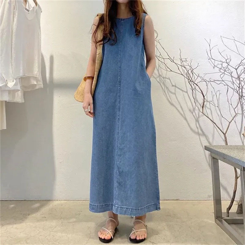 Modieuze lange jurk met ronde  - Street Fashion Shanghai recensie en prijs