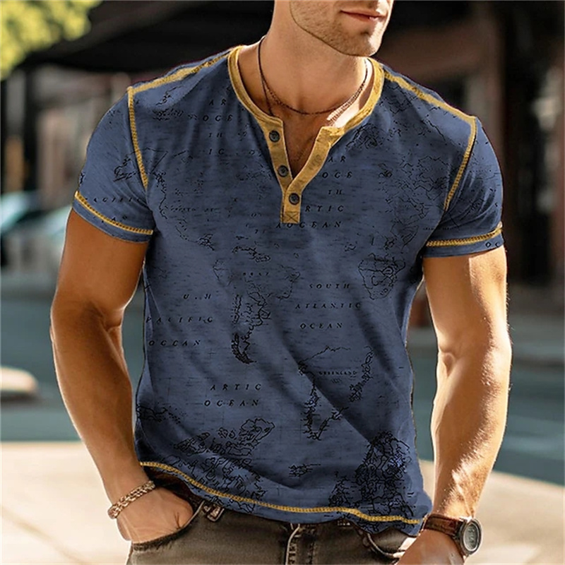 Herenshirts Henry, grappige 3D - Street Fashion China recensie en prijs