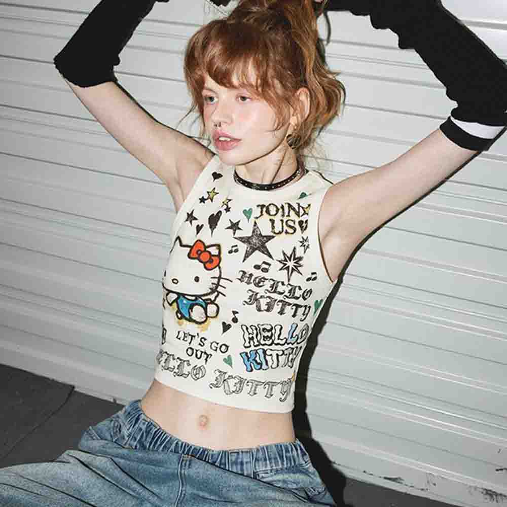 Sanrio Hello Kitty dames top m - Street Fashion Anime recensie en prijs