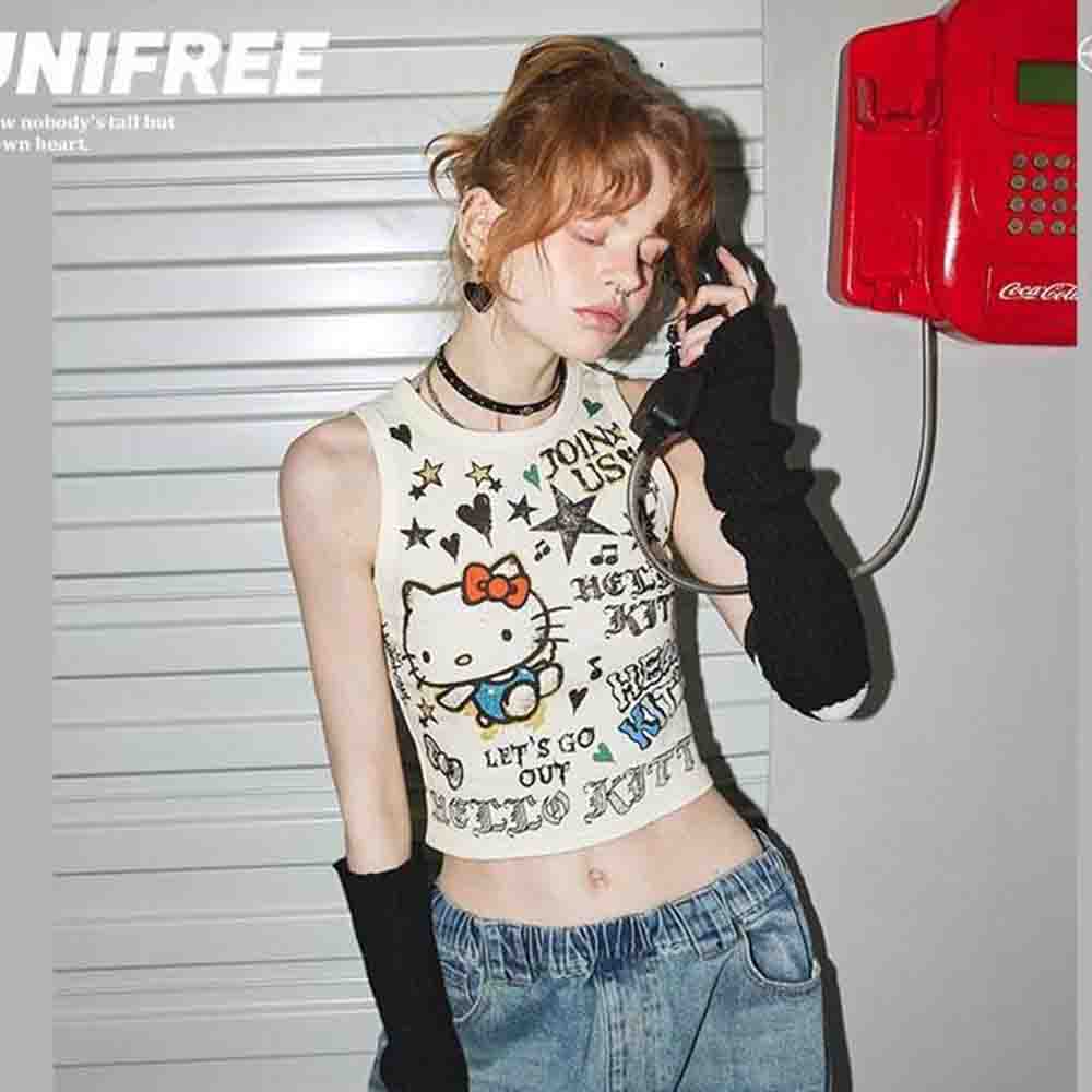Sanrio Hello Kitty dames top m - Street Fashion Anime recensie en prijs