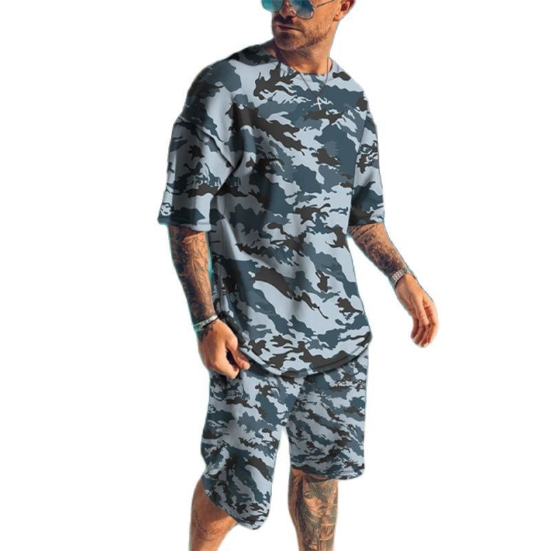 Zomer nieuwe heren trainingspa - Camo Pattern Set recensie en prijs