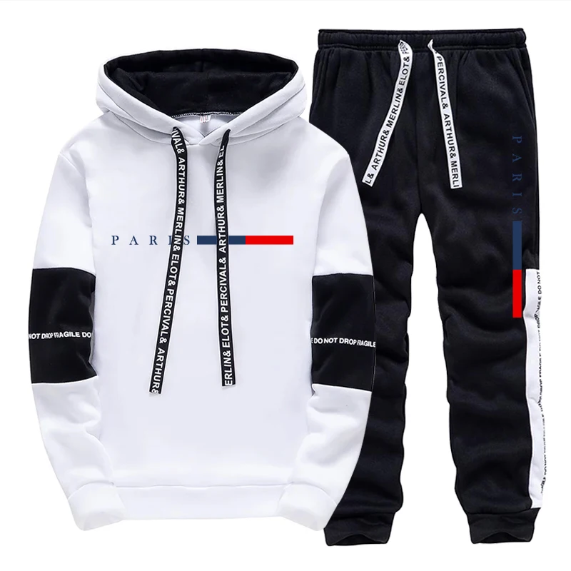 Herenset/Hoodie/Broek Parijse  - Street Fashion China recensie en prijs