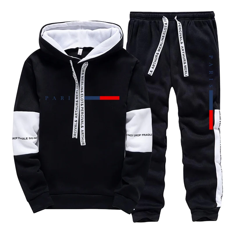 Herenset/Hoodie/Broek Parijse  - Street Fashion China recensie en prijs