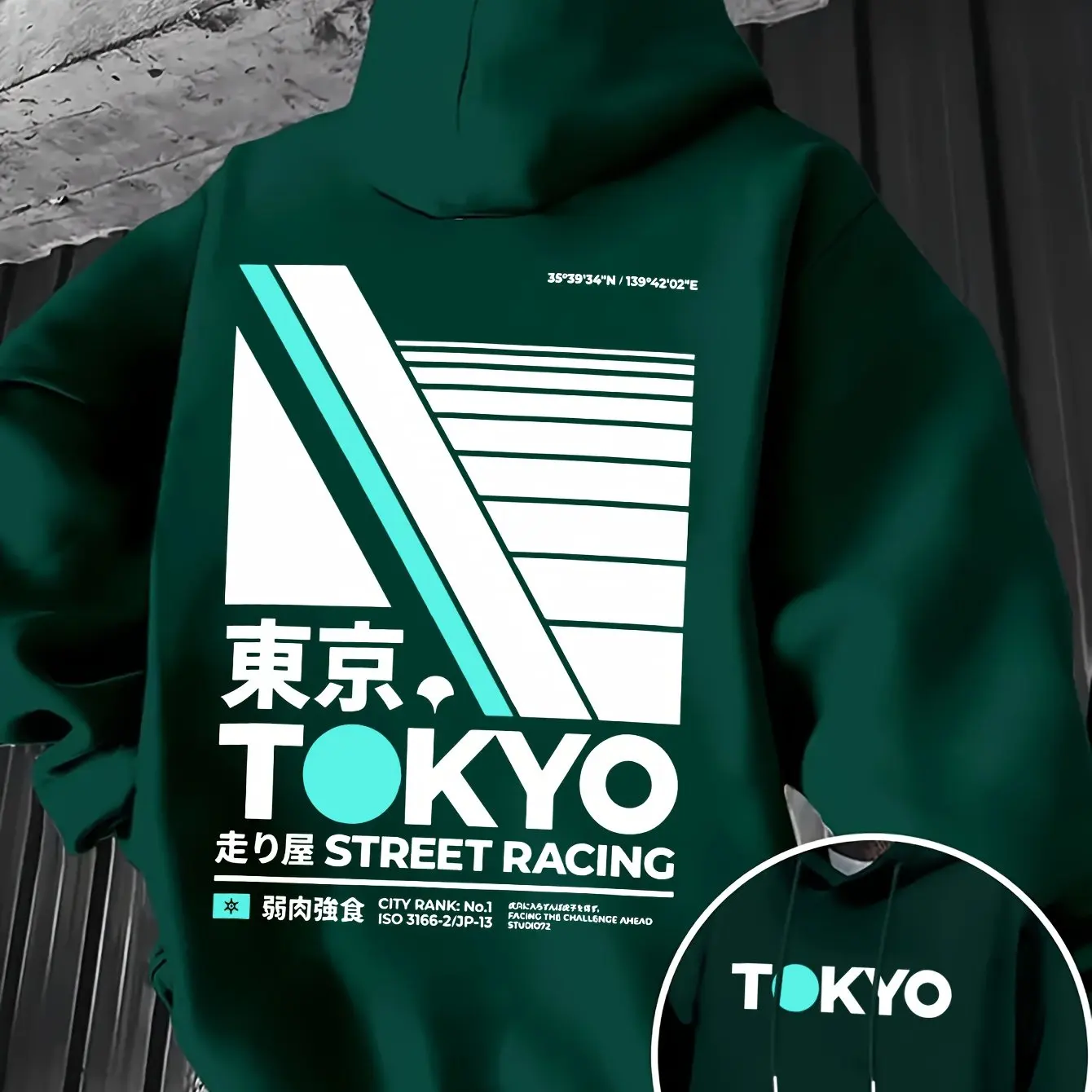 Retro JDM Tokyo Racing Double  - Street Fashion Guys recensie en prijs
