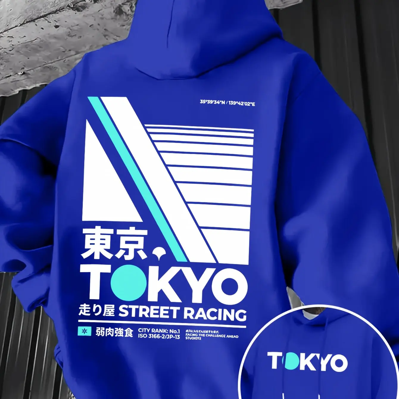 Retro JDM Tokyo Racing Double  - Street Fashion Guys recensie en prijs
