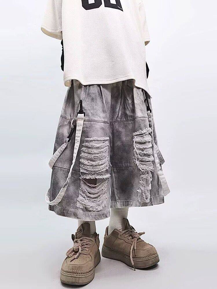Retro hiphop heren gescheurde  - Street Fashion Jeans Men recensie en prijs