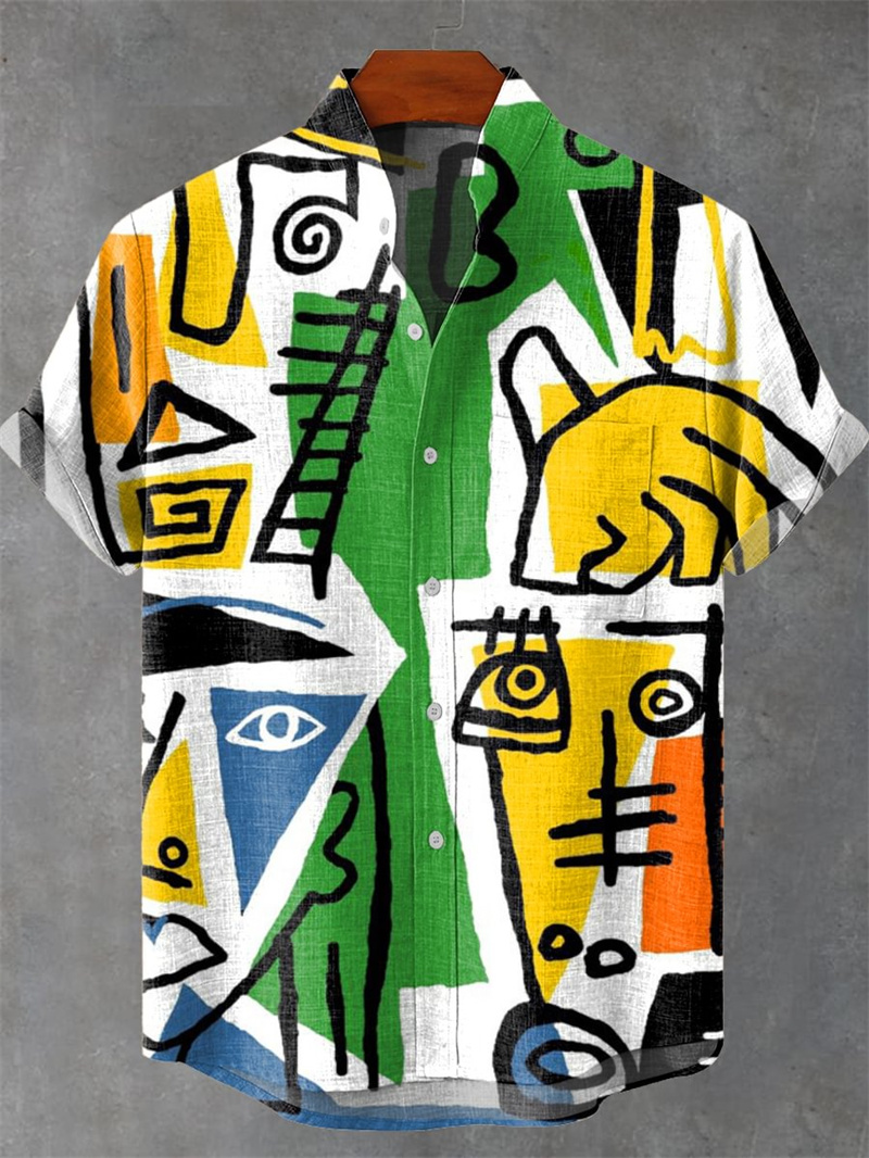 Heren overhemd met korte mouwe - Street Fashion Shanghai recensie en prijs