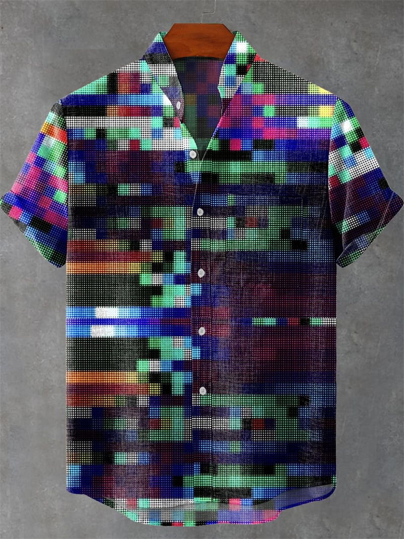 Heren overhemd met korte mouwe - Street Fashion Shanghai recensie en prijs