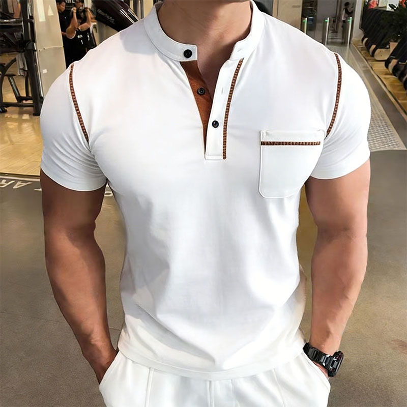 Nieuwe zomer heren golfpoloshi - Street Fashion China recensie en prijs